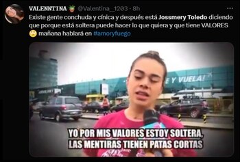 Jossmery Toledo causó revuelo en