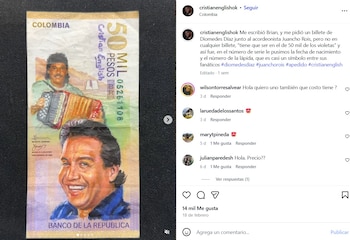 El billete de Diomedes Díaz