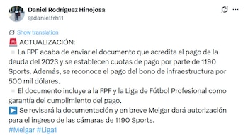 FPF acreditó que 1190 Sports