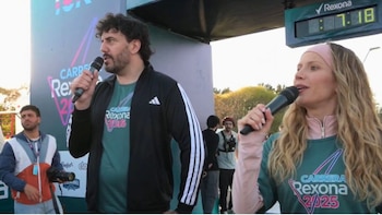 Laurita Fernández y Martín Garabal