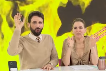 Gigi Mitre salió a conducir