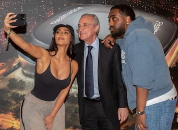 Kim Kardashian, Florentino Pérez y