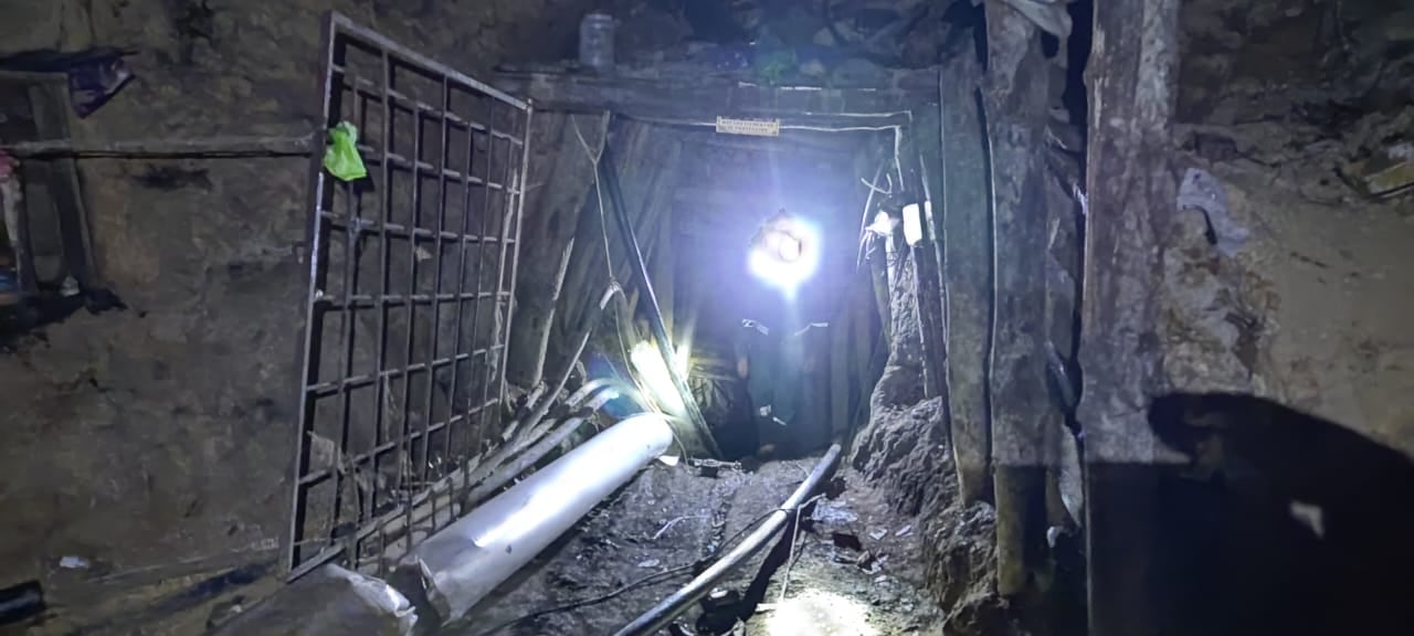 Mineros atrapados Santander - crédito @ANMColombia/X