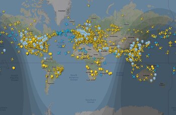 Los pocos vuelos que aparecen