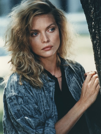 Michelle Pfeiffer durante la filmación