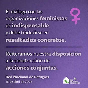 Red Nacional de Refugios reitera apertura al diálogo tras salida de Citlalli Hernández.