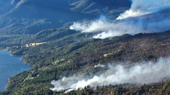 El incendio en el Parque