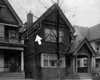 En el ático, el amante