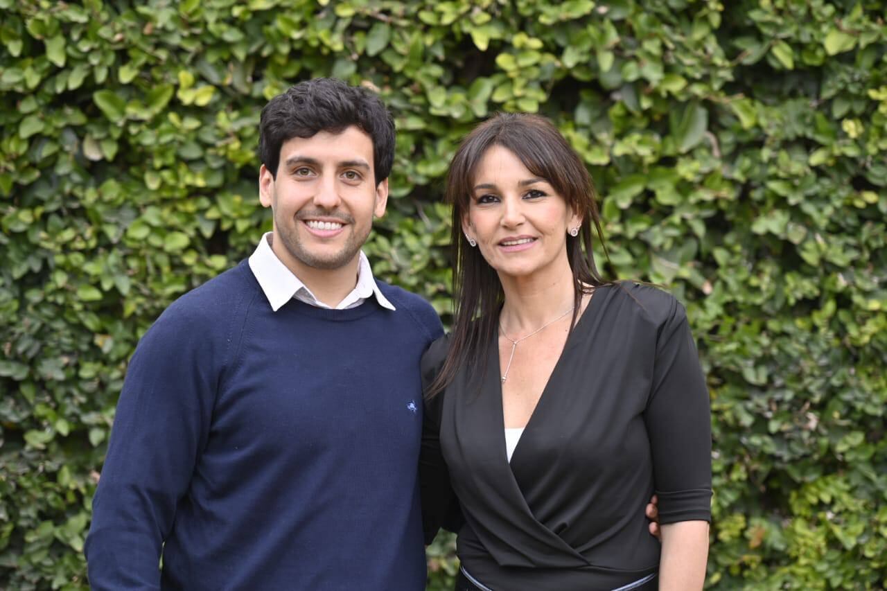 Gino Visconti, Carolina Moreno. Candidatos por La Libertad Avanza (Facebook)