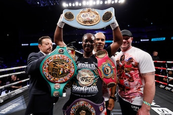 Logró ser dueña de los cuatro principales cinturones en simultáneo (Reuters/Andrew Couldridge)