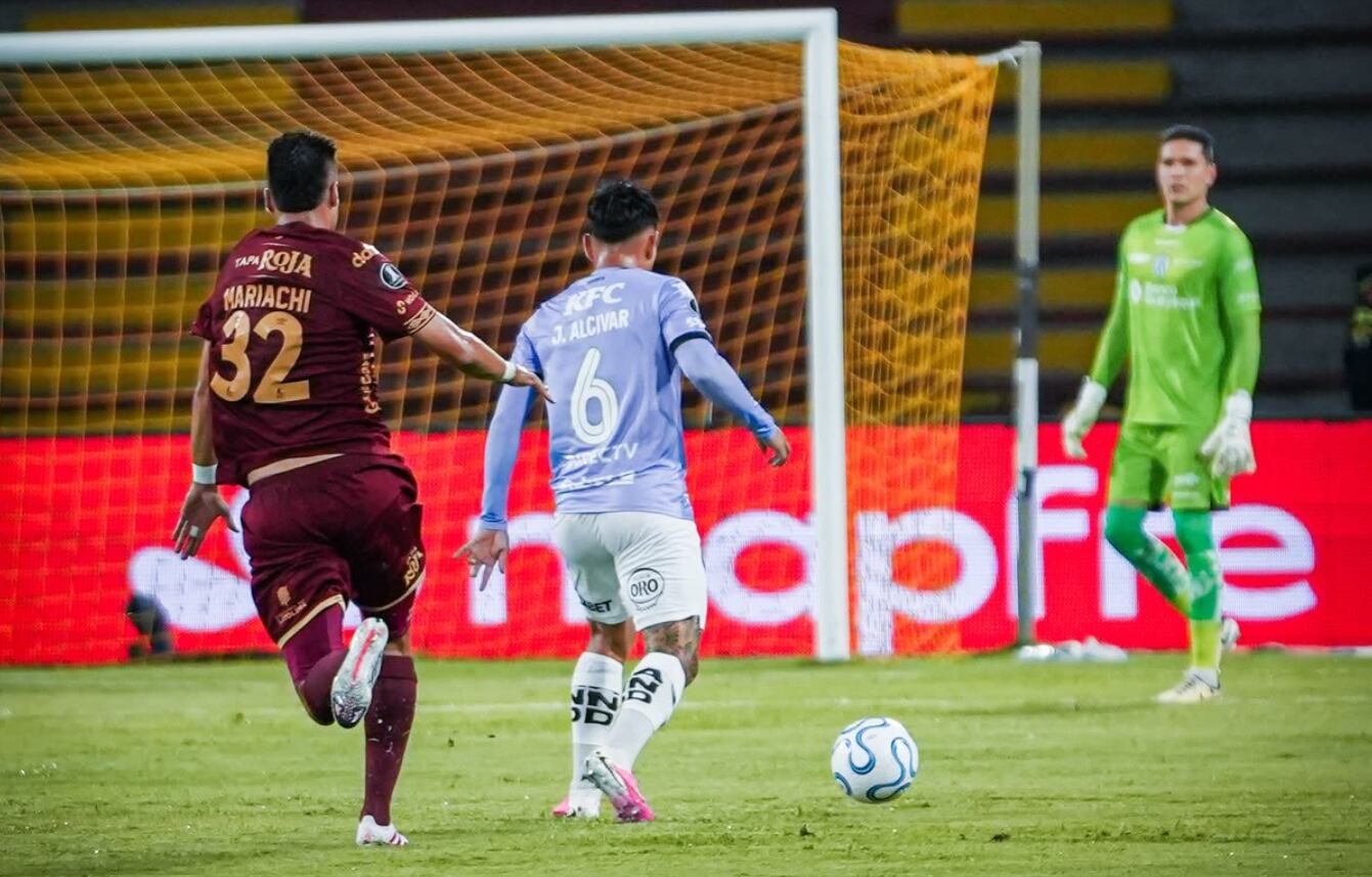 Independiente del Valle abrió el marcador ante Tolima desde los 11 minutos - crédito Independiente del Valle