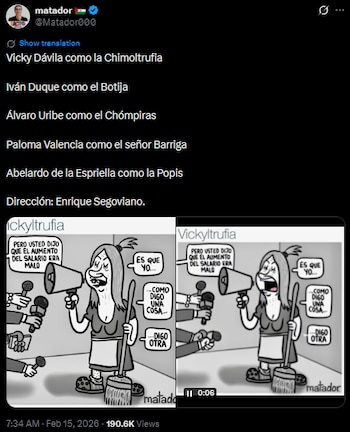 Caricatura de Matador genera polémica