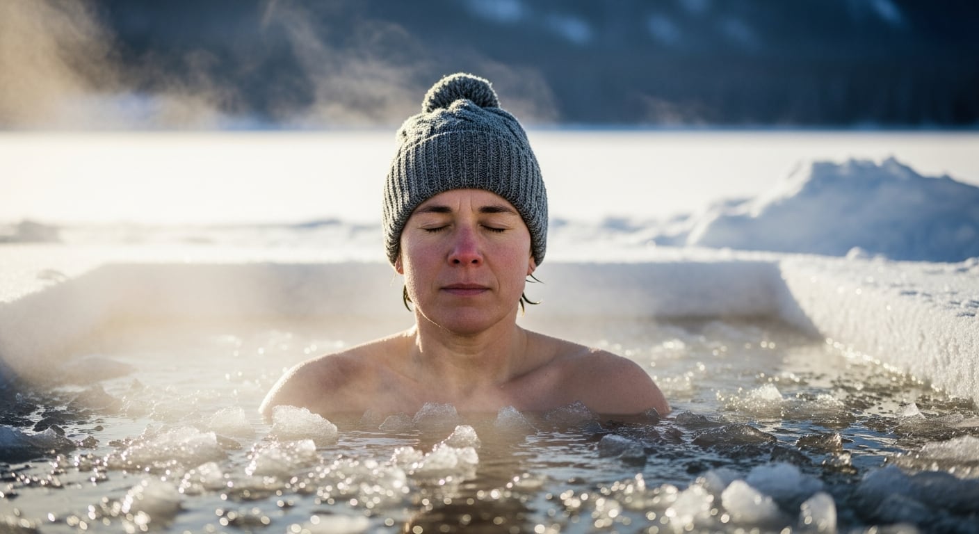 El método Wim Hof, basado en exposición al frío, respiración controlada y concentración, popularizó prácticas como los baños de hielo y las inmersiones en agua helada (Imagen Ilustrativa Infobae)