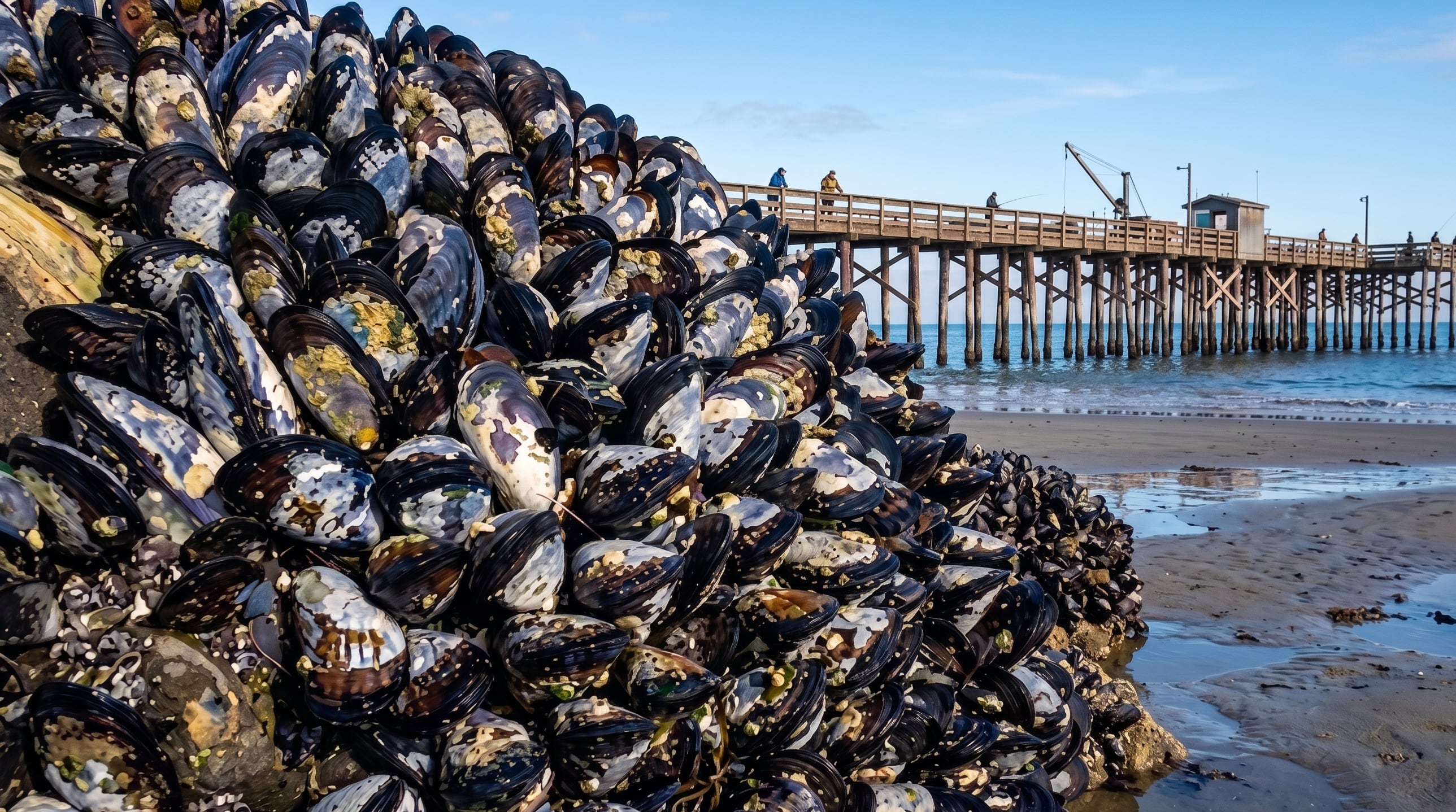 La cuarentena para mejillones en California regirá entre mayo y octubre de 2026, afectando la recolección recreativa en toda la costa estatal (Imagen Ilustrativa Infobae)