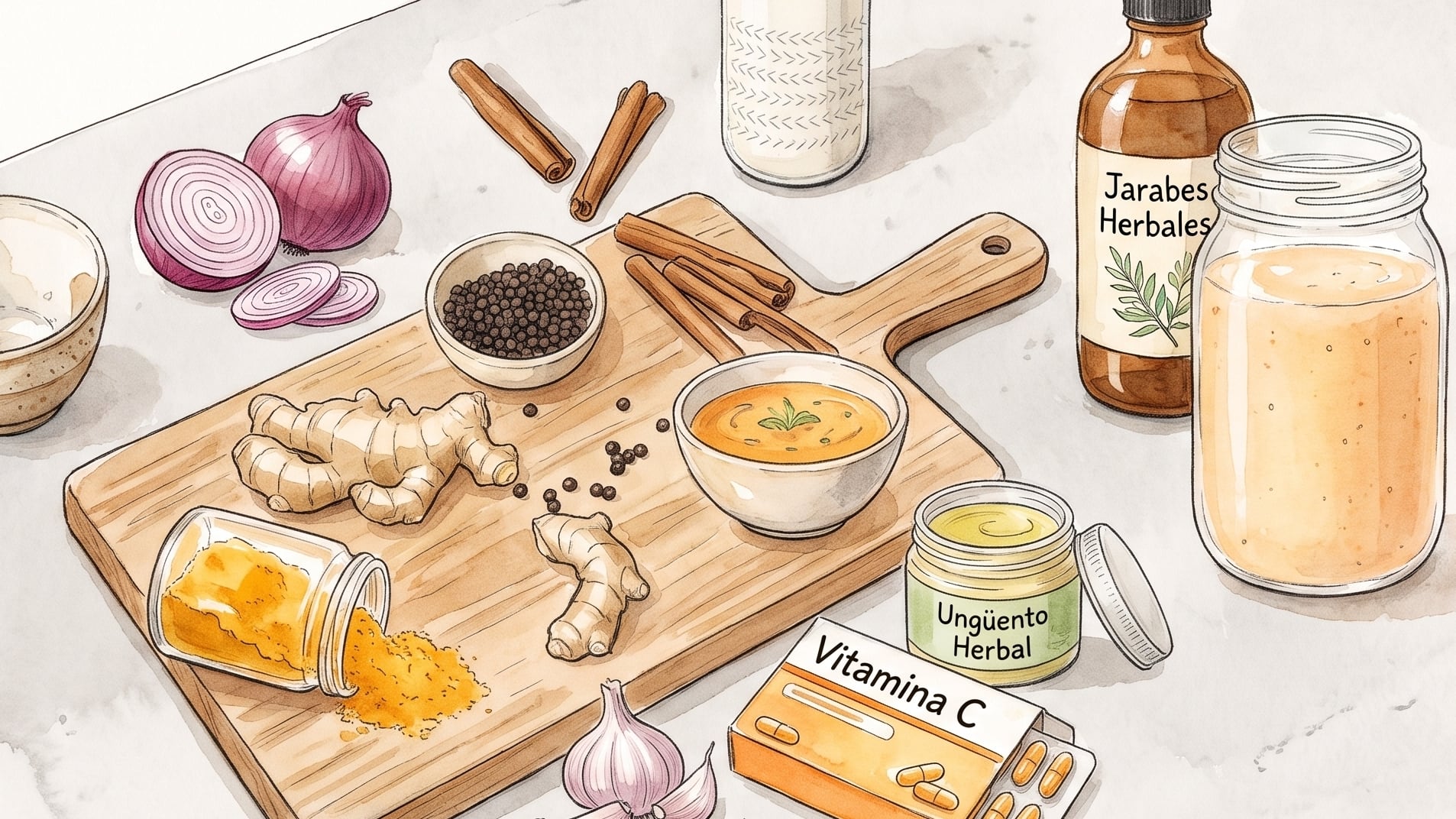 Ocho remedios naturales para el invierno: qué incluyen y cómo se preparan