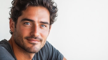 La imagen mirando al frente