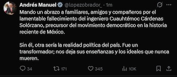 AMLO - CARDENAS. @lopezobrador_