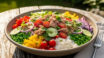 Receta de ensalada de arroz
