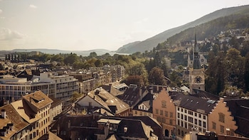 Biel, en el cantón de