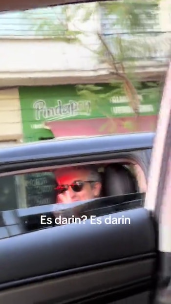 La reacción de Ricardo Darín al ser reconocido (@belenclif)