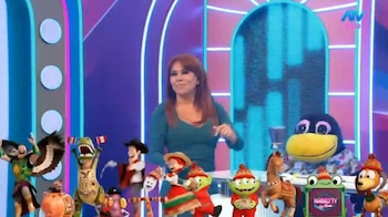 Magaly Medina se muestra firme tras polémica con Jefferson Farfán: reaparece cantando ‘Alimaña’. Captura: Magaly TV La Firme.