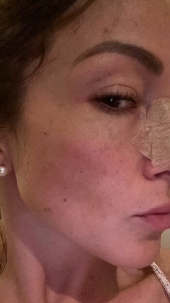 La actriz mostró las supuestas