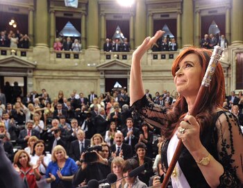 Cristina Kirchner, en 2011, al