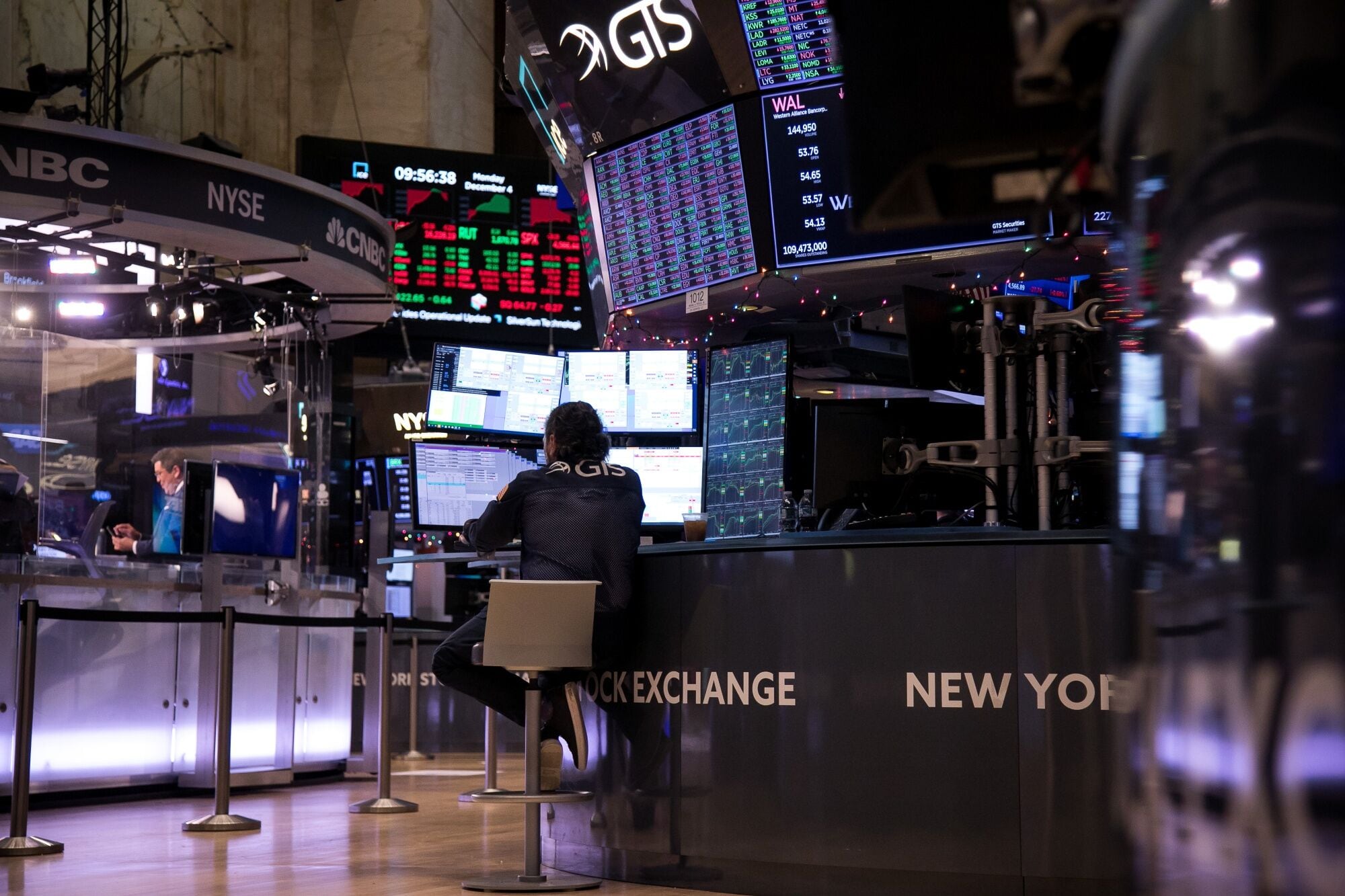 Un trader en el
