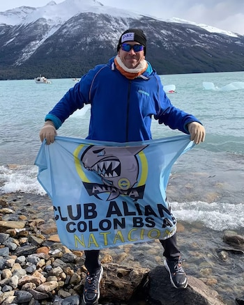 Mariano Mortara durante una de