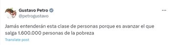 El mandatario respondió a las