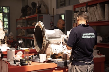 El “Hospital de las estatuas”,