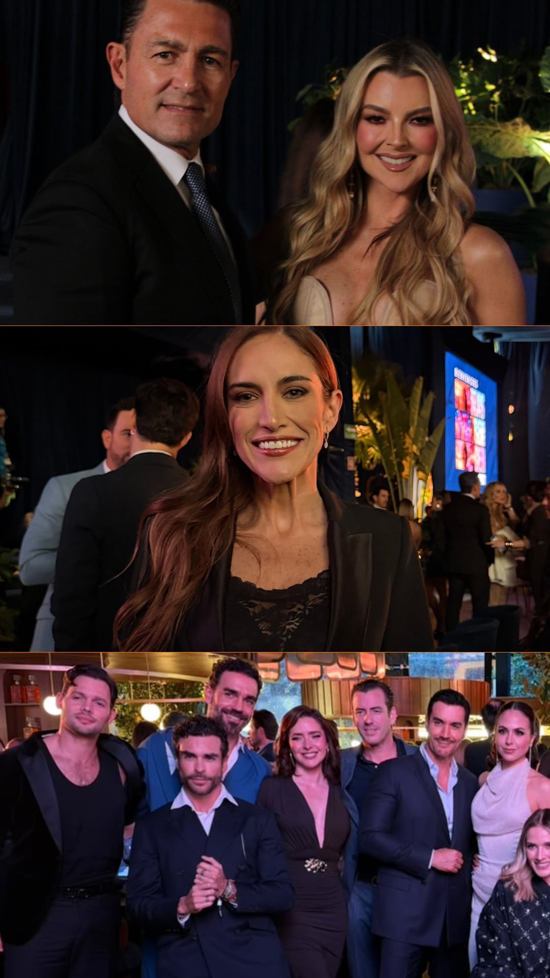 Celebridades en la fiesta de Upfront de Televisa (X: Prensa Televisa)