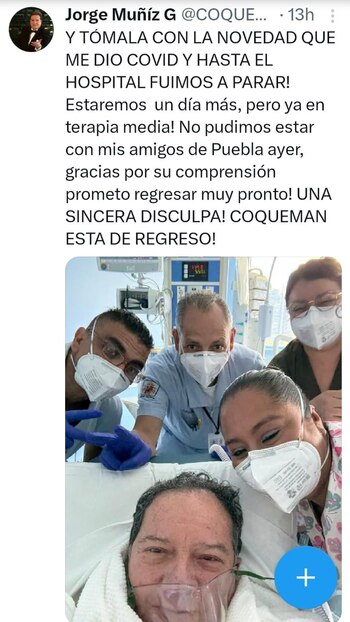 Muñiz explicó que fue ingresado