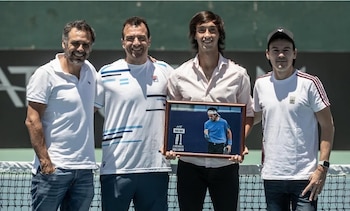 Thiago Tirante reconocido por la Asociación Argentina de Tenis por alcanzar el puesto número 1 junior (Crédito: Instagram Thiago Tirante)