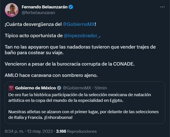 En redes sociales reprocharon al