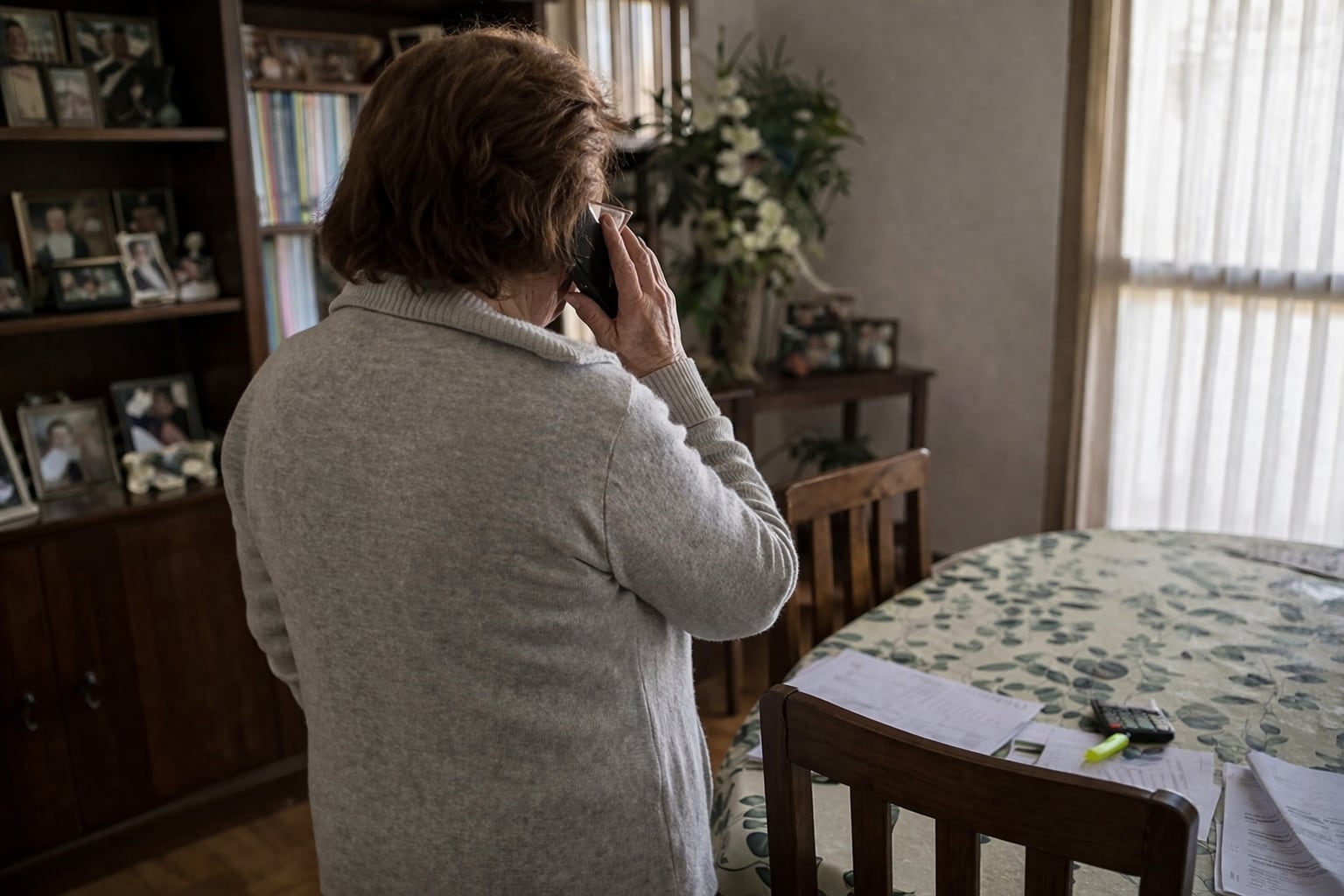 Una vez que los estafadores convencieron a la mujer de entregar su clave del homebanking, realizaron transferencias electrónicas sucesivas hacia otras cuentas desconocidas en cuestión de pocos minutos; sin que al banco le saltara un alerta sobre esas transacciones poco habituales de su clienta (imagen hecha con IA)