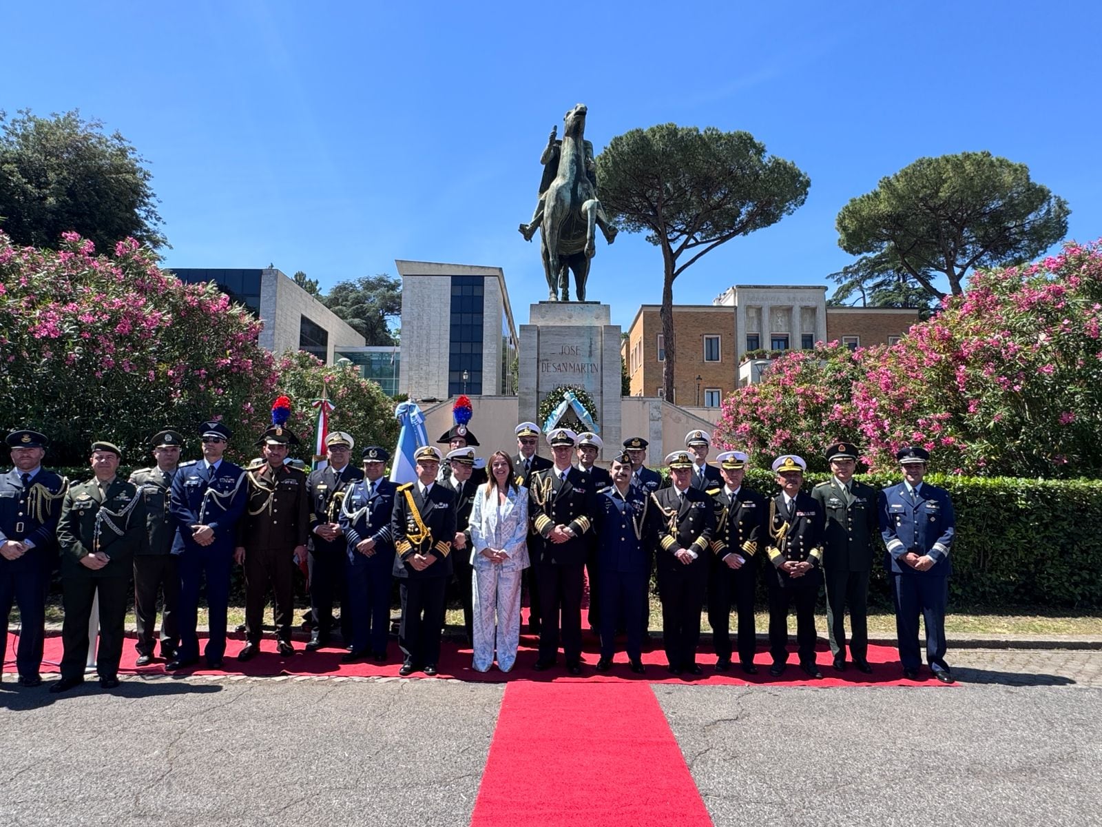 El homenaje por el 25 de Mayo que encabezó la ministra Pettovello en Roma
