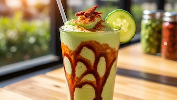 Frappé de pepino con chamoy y chile: la bebida fresca que conquista los días calurosos