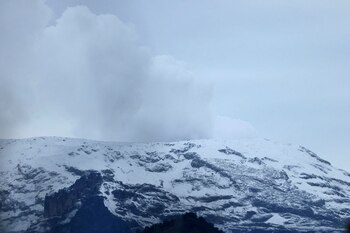 Actividad volcánica en el Nevado