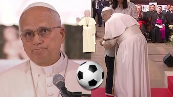 “Defensa, no goleador”: papa León XIV recuerda partidos de fútbol en Perú y admite ante niño peruano que nunca quiso ser pontífice