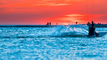 Puedes practicar diversos deportes acuáticos