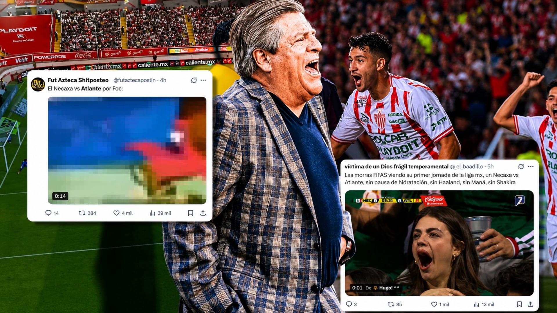 El regreso del Atlante a Primera División deja MEMES, fallas de transmisión y un Miguel Herrera desatado