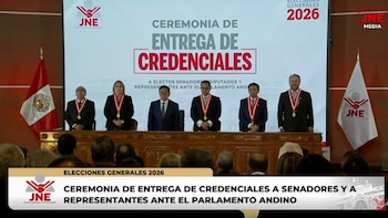 JNE EN VIVO hoy: entrega de credenciales a senadores y representantes del Parlamento Andino