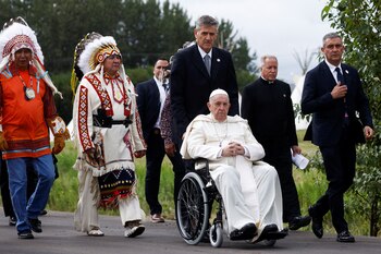 El arribo del líder católico