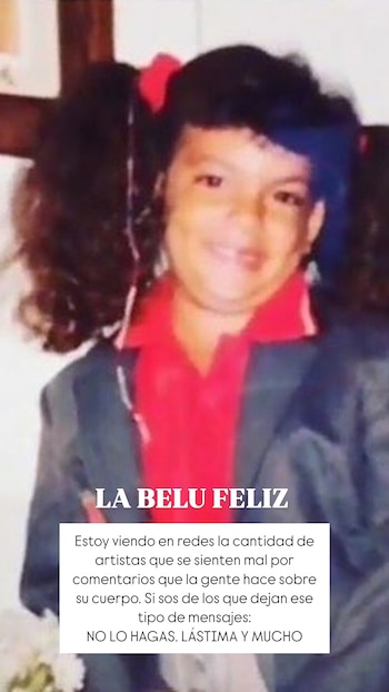 El contundente descargo de Belu