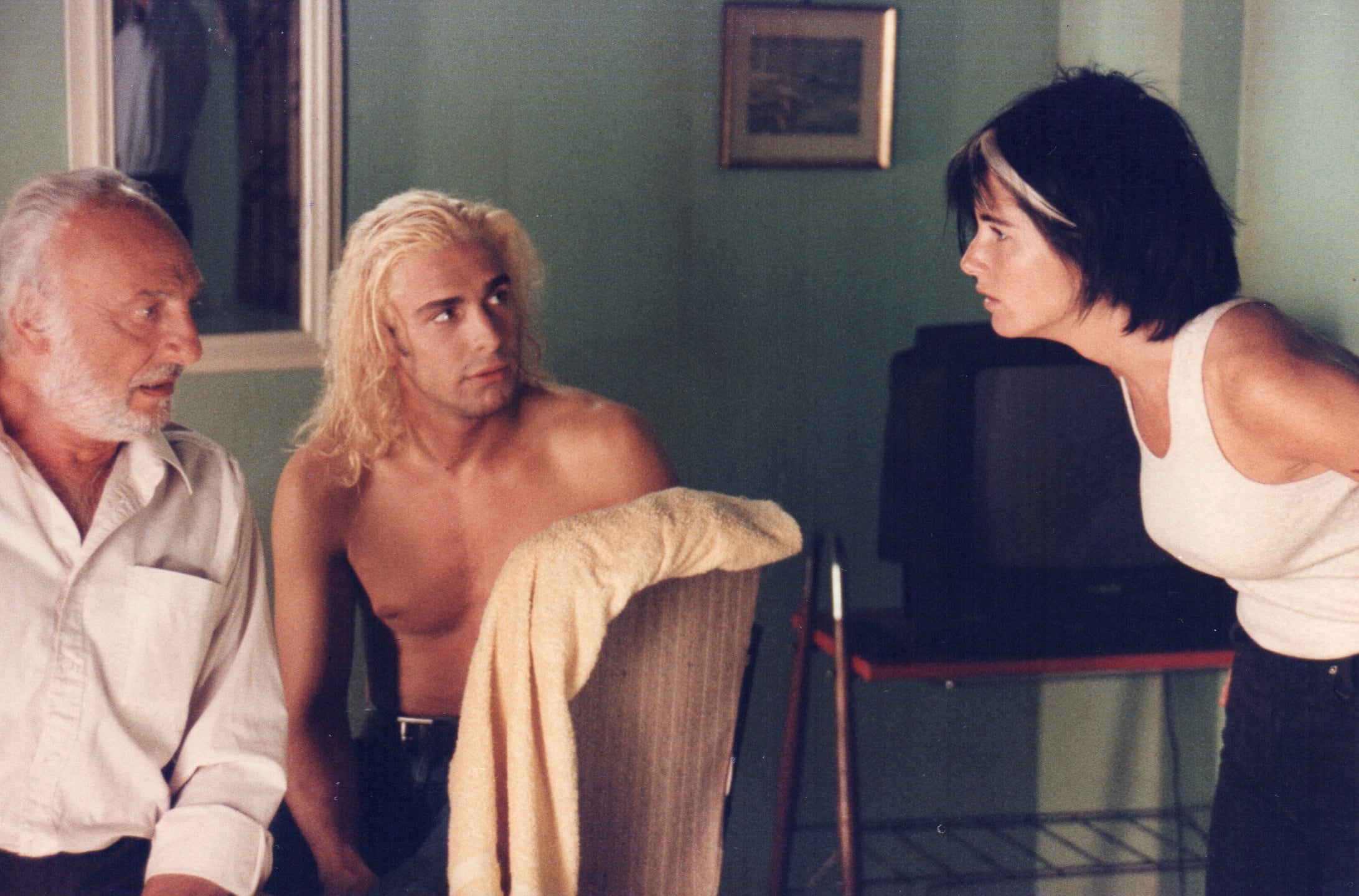 Héctor Alterio, Leo Sbaraglia y Cecilia Dopazo, protagonistas de la road movie (Imagen promocional cortesía de Netflix)