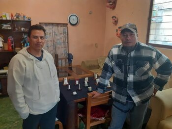 José Manuel (izquierda) y