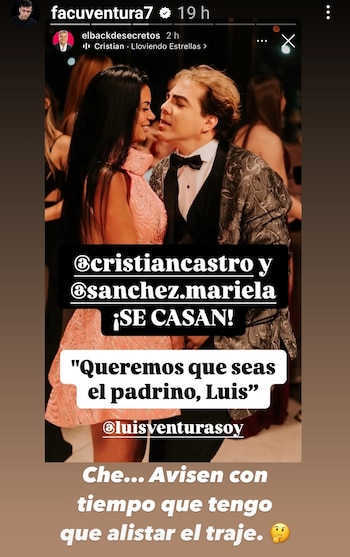 Facundo Ventura en su cuenta