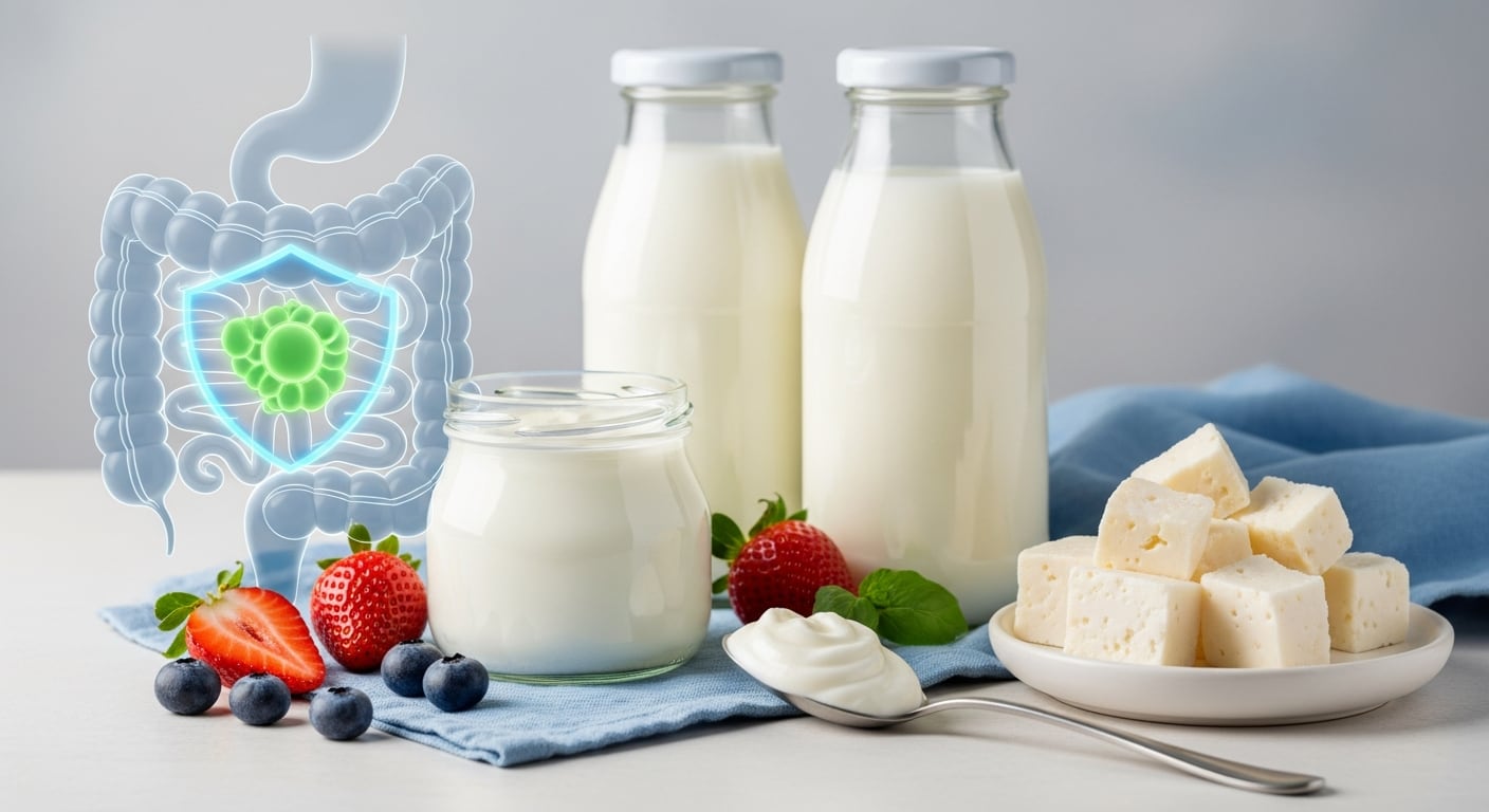 Los productos lácteos refuerzan la barrera intestinal y aportan beneficios clave para la salud inmunitaria, según la revista Nutrients (Imagen Ilustrativa Infobae)