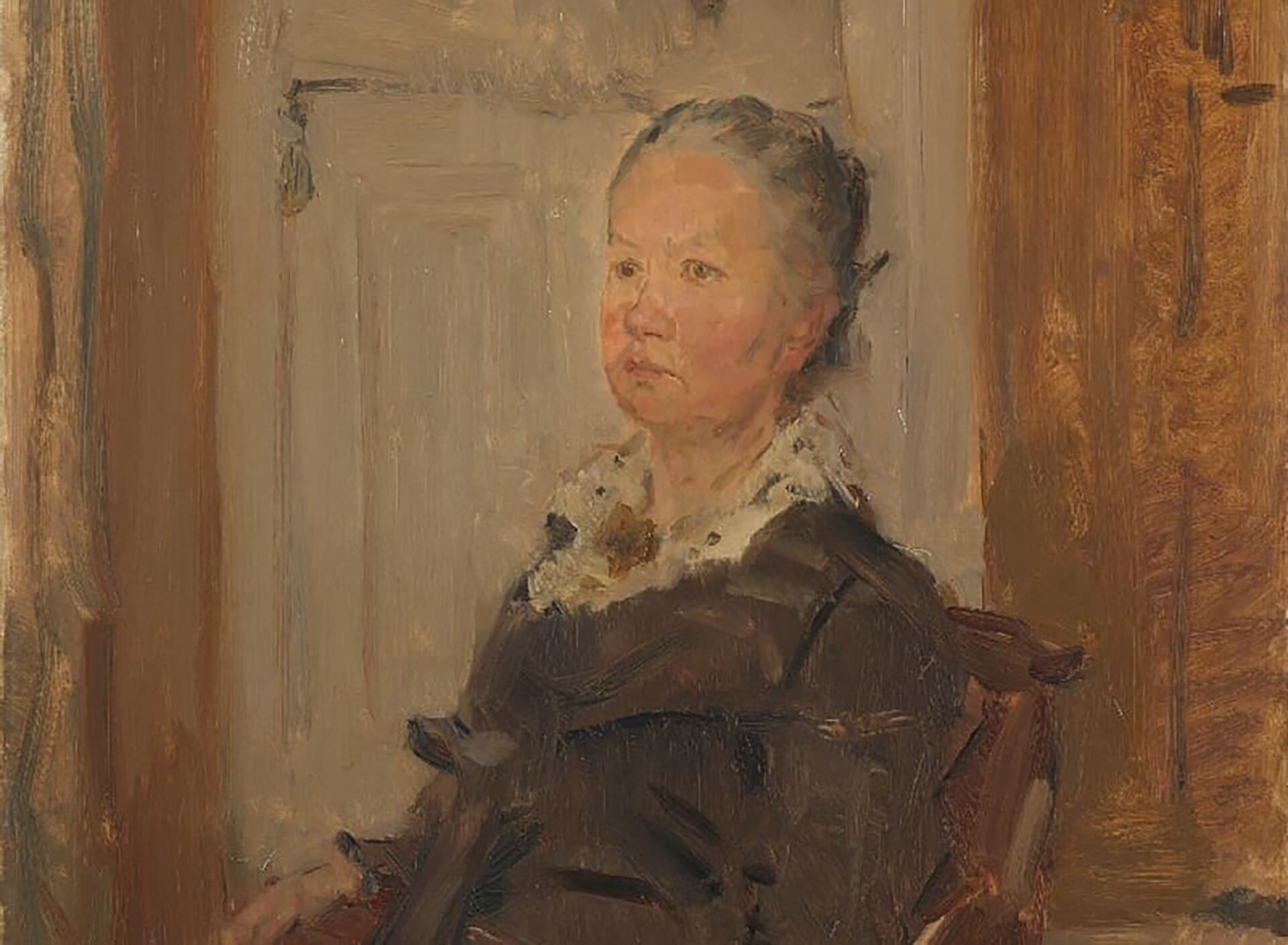 Jo van Gogh-Bonger (1924), de Isaac Israels, en el Museo Van Gogh, Ámsterdam